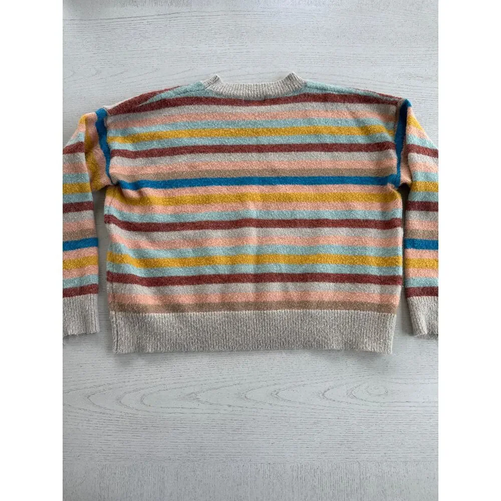 Bohme Multicolor Striped Crew Neck Sweater - Picture 6 of 6